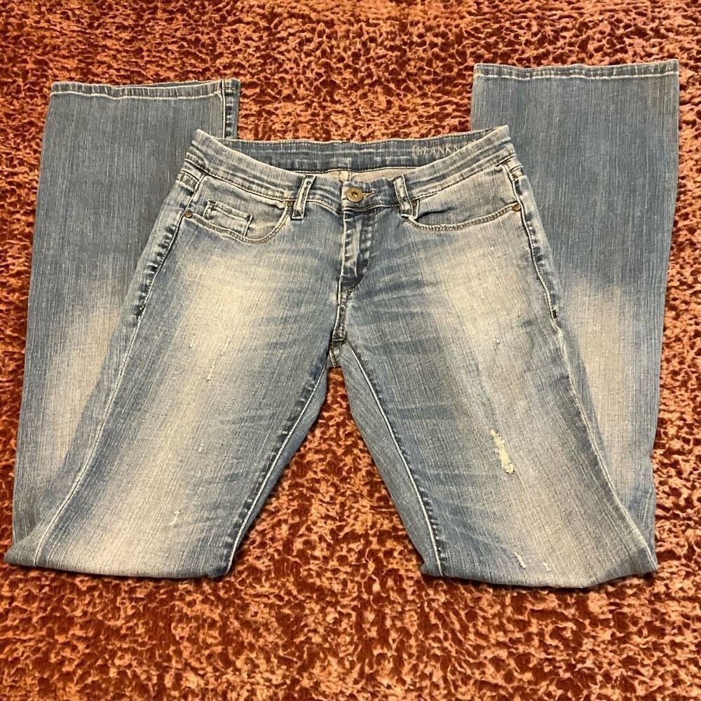 Blank NYC Jeans, Size 8 / 28. Slightly Distressed, Straight Leg. Anthro, - Picture 6 of 15
